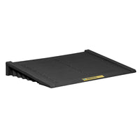 Justrite Ramp for 2 Drum and Larger EcoPolyBlend Accumulation Center, Recycled Polyethylene
