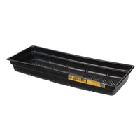 Justrite EcoPolyBlend Spill Tray, Indoor Or Outdoor Use, Rigid, Recycled Polyethylene