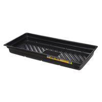 Justrite EcoPolyBlend Spill Tray, Indoor or Outdoor Use, Rigid, Recycled Polyethylene