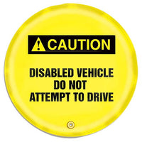 JJ Keller STOPOUT Steering Wheel Message Cover - Caution Disabled Vehicle Do Not Attempt to Driver