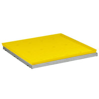 Justrite SpillSlope Steel Shelf with Yellow Polyethylene Tray for 60 Gallon Safety Cabinet