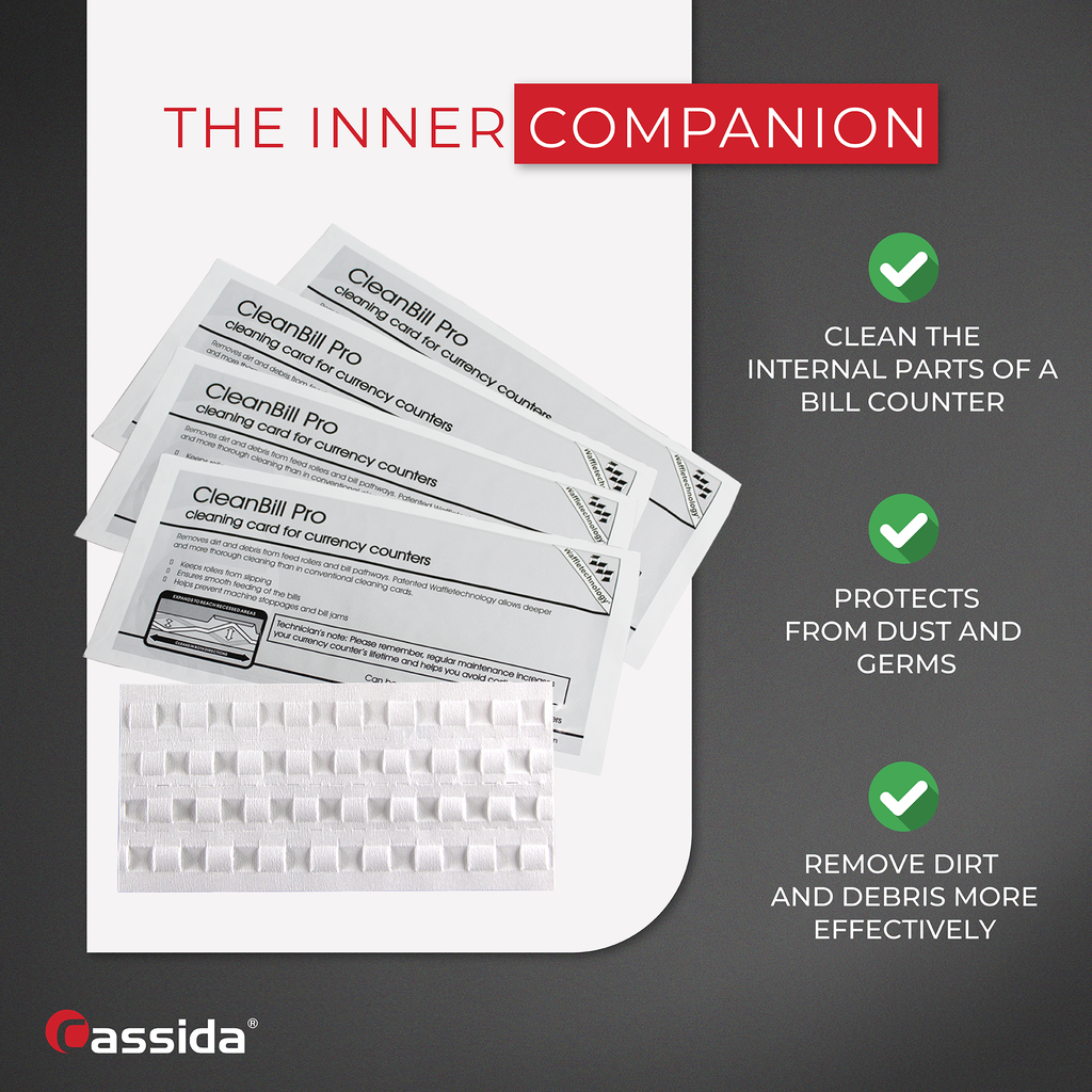 Cassida A-CBP CleanBill Pro Cleaning Cards, 10 Pack