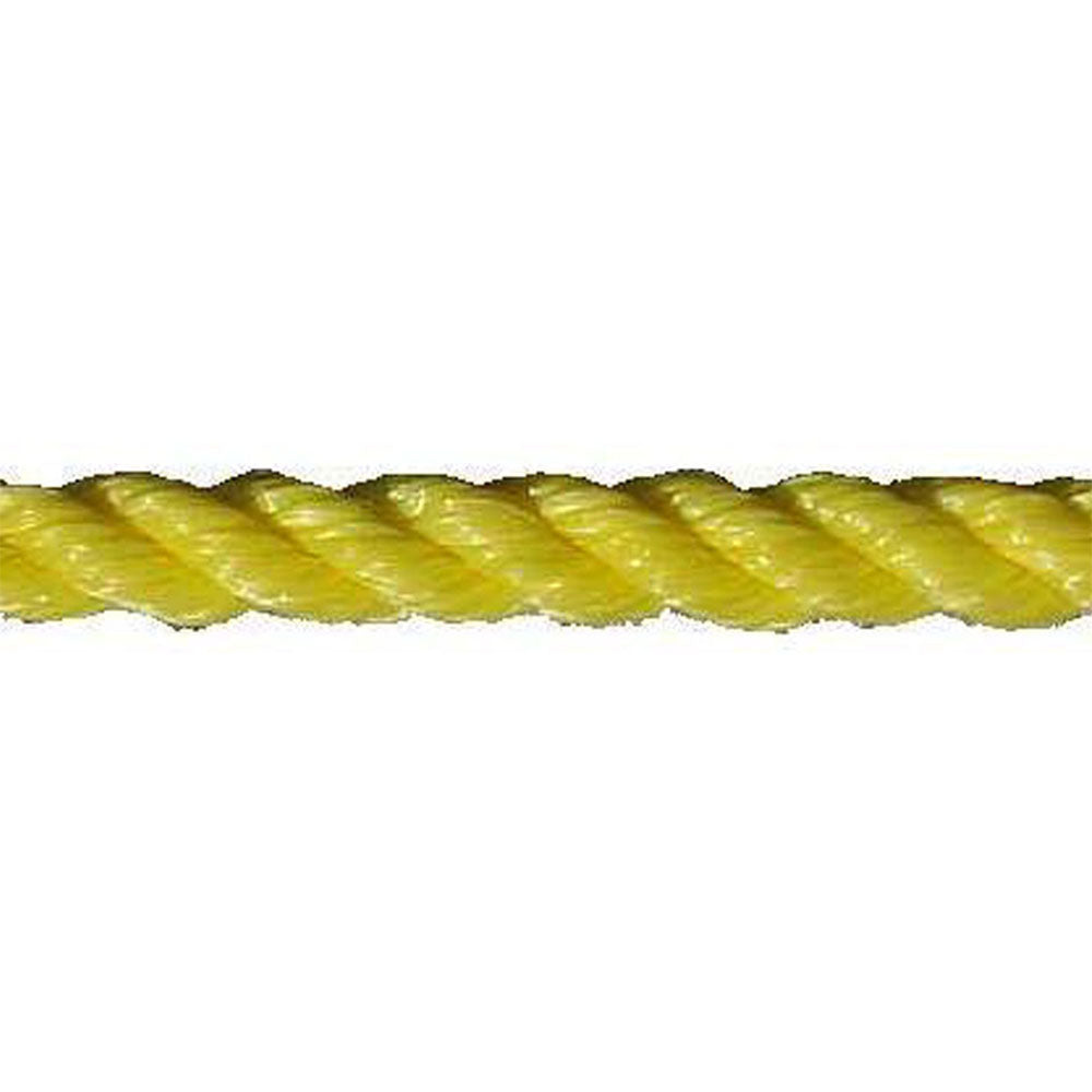 All Gear 3-Strand Twisted Polypropylene Utility Rope – Floating High-Tenacity Marine & Utility Line