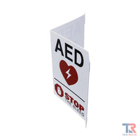 Cubix Safety Flex3DWS-AED-STB Transforming AED and Stop The Bleed Combination Wall Sign