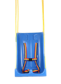 Skillbuilders Full support swing seat with pommel, large (adult), with rope — for Swing Seats in Clinical and Institutional Care