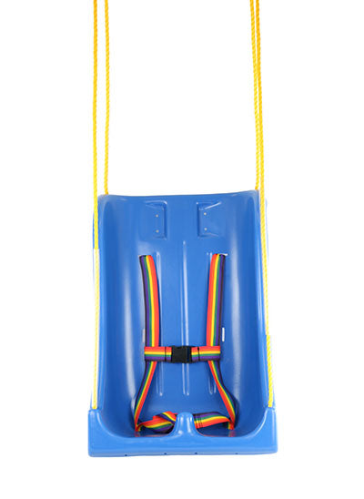 Skillbuilders Full support swing seat with pommel, large (adult), with rope — for Swing Seats in Clinical and Institutional Care