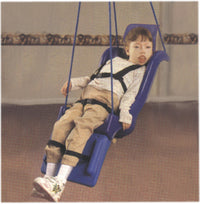 Skillbuilders Full support swing seat with pommel, head and leg rest, small (child), with chain — for Swing Seats in Clinical and Institutional Care