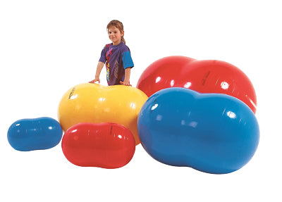 PhysioGymnic Inflatable Exercise Roll - Blue - 28" (70 cm) — for Treatment and Examination Rooms