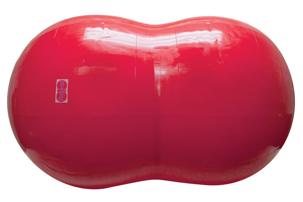 PhysioGymnic Inflatable Exercise Roll - Red - 34" (85 cm) — for Treatment and Examination Rooms
