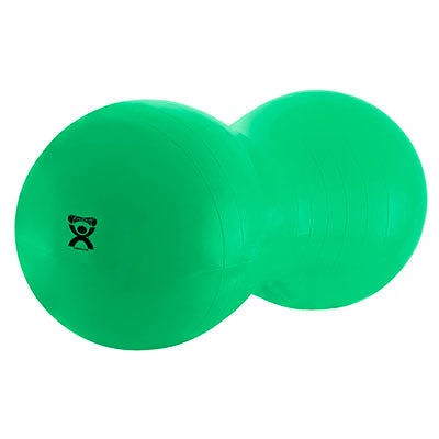 CanDo Inflatable Exercise Saddle Roll - Green - 24" Dia x 43" L (60 cm Dia x 110 cm L) — for Treatment and Examination Rooms