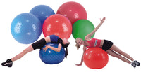CanDo Inflatable Exercise Ball - Sensi-Ball - Red - 30" (75 cm) — for Treatment and Examination Rooms