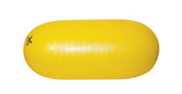 CanDo Inflatable Exercise Straight Roll - Yellow - 16" Dia x 35" L (40 cm Dia x 90 cm L) — for Treatment and Examination Rooms