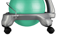 CanDo Ball Chair - Plastic - Mobile - with Back - Child Size - with 15" Ball — for Treatment and Examination Rooms