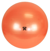 CanDo Inflatable Exercise Ball - Orange - 22" (55 cm) — for Treatment and Examination Rooms