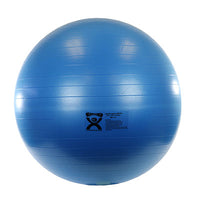 CanDo Inflatable Exercise Ball - ABS Extra Thick - Blue - 34" (85 cm) — for Treatment and Examination Rooms