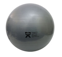 CanDo Inflatable Ball, Silver, 85cm (33.5in) — for Treatment and Examination Rooms