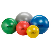 TheraBand Inflatable Exercise Ball - Standard - Red - 22" (55 cm), Retail Box — for Resistance Training and Rehabilitation