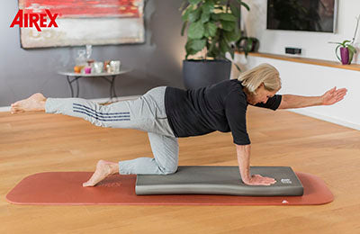 Airex Balance Pad, X-Large, 16" x 40" x 2.25", Lava — for Balance Training and Fall Prevention