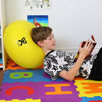 CanDo Donut Ball - Yellow - 18" Dia x 10" H (45 cm Dia x 25 cm H) — for Treatment and Examination Rooms