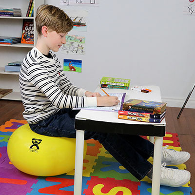 CanDo Donut Ball - Yellow - 18" Dia x 10" H (45 cm Dia x 25 cm H) — for Treatment and Examination Rooms