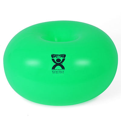 CanDo Donut Ball - Green - 26" Dia x 14" H (65 cm Dia x 35 cm H) — for Treatment and Examination Rooms