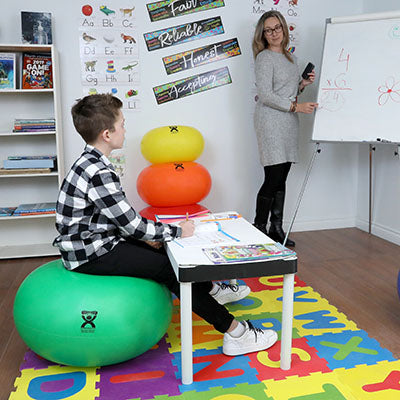 CanDo Donut Ball - Green - 26" Dia x 14" H (65 cm Dia x 35 cm H) — for Treatment and Examination Rooms