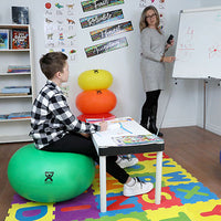 CanDo Donut Ball - Green - 26" Dia x 14" H (65 cm Dia x 35 cm H) — for Treatment and Examination Rooms