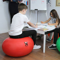 CanDo Donut Ball - Red - 30" Dia x 16" H (75 cm Dia x 40 cm H) — for Treatment and Examination Rooms