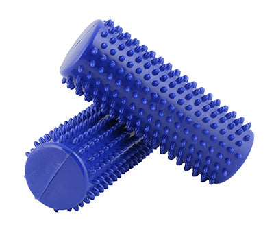 CanDo Massage Roll, 6.5 x 16 cm, Blue — for Massage Therapy and Muscle Recovery