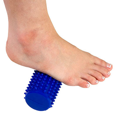 CanDo Massage Roll, 6.5 x 16 cm, Blue — for Massage Therapy and Muscle Recovery