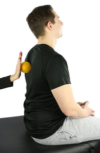 CanDo Massage Ball, 8 cm (3.2"), Yellow — for Massage Therapy and Muscle Recovery