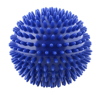 CanDo Massage Ball, 10 cm (4"), Blue — for Massage Therapy and Muscle Recovery