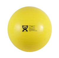 CanDo inflatable ABS ball, 45 cm (17.7 in), yellow — for Treatment and Examination Rooms