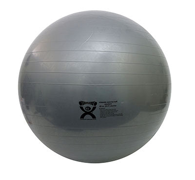 CanDo inflatable ABS ball, 85 cm (33.5 in), silver — for Treatment and Examination Rooms