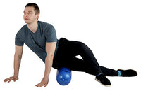 CanDo Inflatable Roller - Green - 7" x 17" - Round — for Flexibility and Muscle Recovery