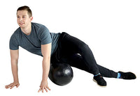 CanDo Inflatable Roller - Green - 7" x 17" - Round — for Flexibility and Muscle Recovery