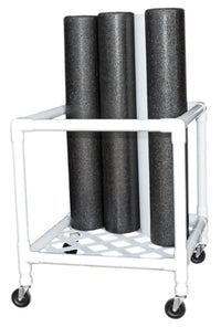 CanDo Foam Roller - Accessory - Upright Storage Rack - 24" W x 34" D x 30" H — for Flexibility and Muscle Recovery