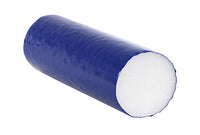 CanDo Foam Roller - PE foam, Blue TufCoat Finish - 4" x12" - Round — for Flexibility and Muscle Recovery