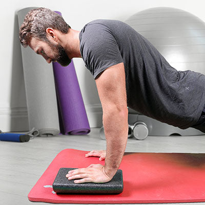 CanDo Foam Roller - Black Composite - Extra Firm - 6" x 12" - Half-Round — for Flexibility and Muscle Recovery