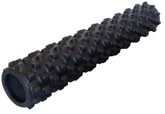 RumbleRoller 6" x 31", x-firm, black — for Flexibility and Muscle Recovery