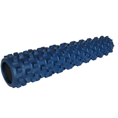 RumbleRoller 6"x 31", medium, firm, blue — for Flexibility and Muscle Recovery
