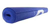 CanDo Yoga Mat, Blue, 68" x 24" x 0.12" — for Exercise and Therapy Floor Work
