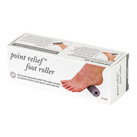 Point Relief Foot Roller, Grey, 1.5" Diameter — for Massage Therapy and Muscle Recovery