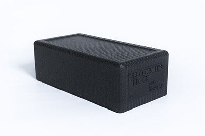 BLACKROLL BLOCK, 12"x 6" x 4", Black — for Flexibility and Muscle Recovery