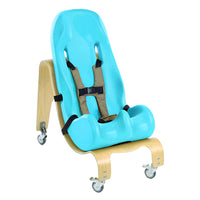 Special Tomato Soft-Touch Sitter Seat - seat and mobile base - teal — for Exercise and Therapy Floor Work
