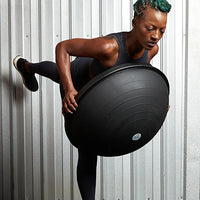 BOSU Home Balance Trainer, Matte Black — for Balance Training and Fall Prevention
