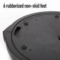 BOSU Home Balance Trainer, Matte Black — for Balance Training and Fall Prevention