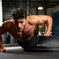 BOSU NexGen Home Balance Trainer, Matte Black — for Balance Training and Fall Prevention