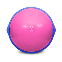 BOSU BYOB Home Balance Trainer, Pink Bladder/Blue Rim — for Balance Training and Fall Prevention