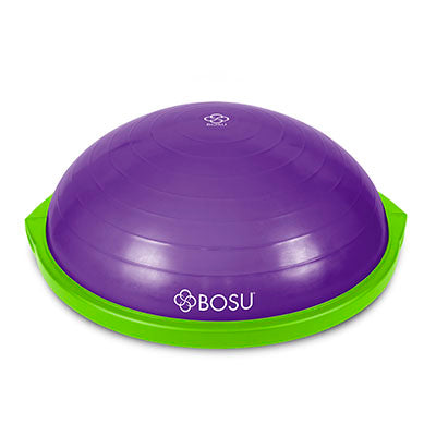 BOSU BYOB Home Balance Trainer, Purple Bladder/Lime Green Rim — for Balance Training and Fall Prevention